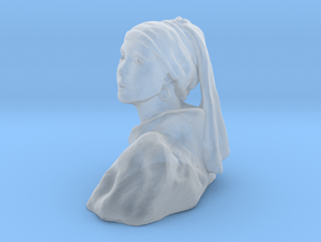 Girl with a Pearl Earring in Clear Ultra Fine Detail Plastic