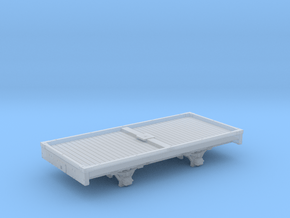West Clare Railway flat bolster in Clear Ultra Fine Detail Plastic