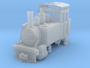 Mini L&B style Baldwin for Bachmann Percy chassis in Clear Ultra Fine Detail Plastic