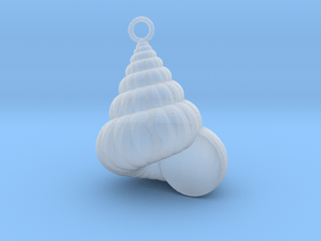 Cockleshell - Mollusc Charm 3D Model - 3D Printing in Clear Ultra Fine Detail Plastic