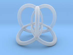 4d Hypersphere Bead - Multidimensional Scientific  in Clear Ultra Fine Detail Plastic