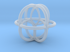Coxeter Polytope Bead - Scientific Math Art Pendan in Clear Ultra Fine Detail Plastic
