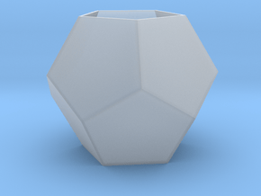 lawal 100 mm dodecahedron shell 2 in Clear Ultra Fine Detail Plastic