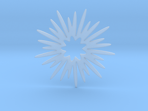 Polar Pendant in Clear Ultra Fine Detail Plastic