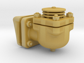 Snifter valve - RH - 3/4" scale (1/16 full size) in Tan Fine Detail Plastic