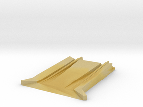 Lego Train Track To Floor Adapter in Tan Fine Detail Plastic
