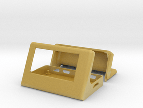 Case for pimoroni Inky pHAT and raspberry pi in Tan Fine Detail Plastic