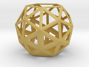 gmtrx 144 mm lawal pentakis dodecahedron   in Tan Fine Detail Plastic