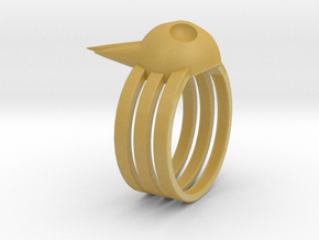 Death The Kid Skull Ring in Tan Fine Detail Plastic