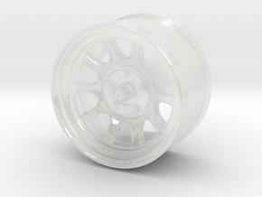 1/24 mad max fury road ford falcon FRT Wheel part in Clear Ultra Fine Detail Plastic