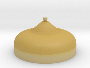 2nd Stage Tank Bottom in Tan Fine Detail Plastic