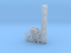 1/48 Scale Rock Crusher with Bucket Elevator in Clear Ultra Fine Detail Plastic