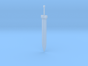 X4 Full SwordV2_Body 19 (2) in Clear Ultra Fine Detail Plastic