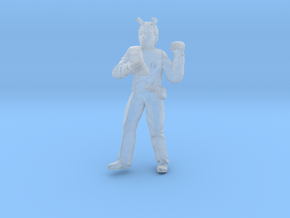 Andorian Captain  in Clear Ultra Fine Detail Plastic