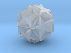 05. Truncated Great Icosahedron - 1 Inch in Clear Ultra Fine Detail Plastic
