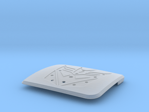 Bootlatch Decepticon Badge - Mount Part in Clear Ultra Fine Detail Plastic