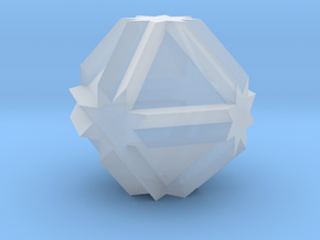 01. Cubitruncated Cuboctahedron - 1 inch in Clear Ultra Fine Detail Plastic