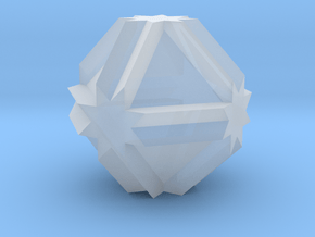 01. Cubitruncated Cuboctahedron - 10 mm in Clear Ultra Fine Detail Plastic