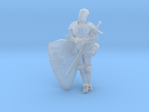 Swedish Knight in Clear Ultra Fine Detail Plastic