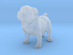 Lobo's Dawg for Build a figure Lobo (Bull Dog) in Clear Ultra Fine Detail Plastic