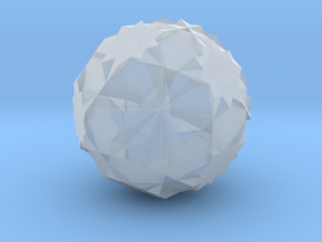 04. Truncated Dodecadodecahedron - 10 mm in Clear Ultra Fine Detail Plastic