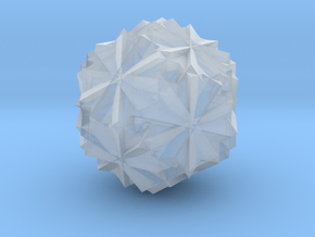 05. Great Truncated Icosidodecahedron - 1 inch in Clear Ultra Fine Detail Plastic