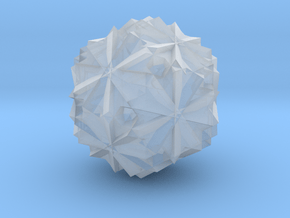 05. Great Truncated Icosidodecahedron - 10 mm in Clear Ultra Fine Detail Plastic