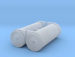 Air tanks (plastic) in Clear Ultra Fine Detail Plastic