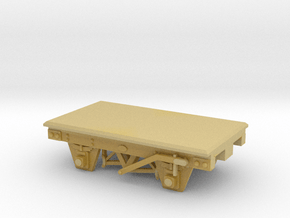 009 Chassis or Flat Wagon in Tan Fine Detail Plastic