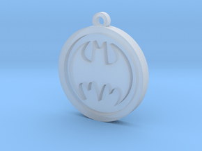 Batman Pendant in Clear Ultra Fine Detail Plastic