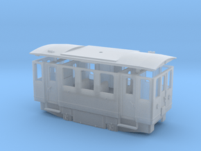AE1 H0e / 009 electric railcar in Clear Ultra Fine Detail Plastic