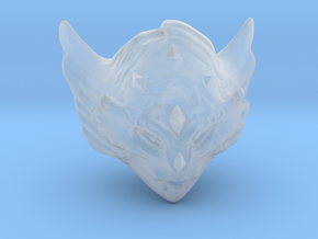 Icy head in Clear Ultra Fine Detail Plastic