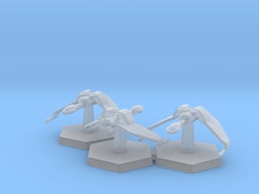 7000 Klingon Bird of Prey Battle Group in Clear Ultra Fine Detail Plastic