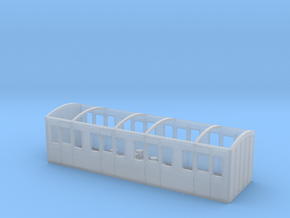 HO LBSCR 4/W Carriage - D30 First in Clear Ultra Fine Detail Plastic