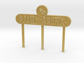 Modern Dino Arena Sign in Tan Fine Detail Plastic