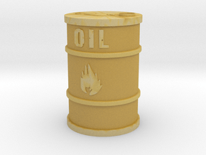 28mm Explosive Oil Drum in Tan Fine Detail Plastic