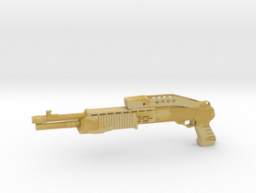 SPAS-12 Shotgun w/ Folded Stock - 3.75 Inch Scale in Tan Fine Detail Plastic