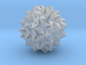10. Great Dirhombicosidodecahedron - 1 Inch in Clear Ultra Fine Detail Plastic