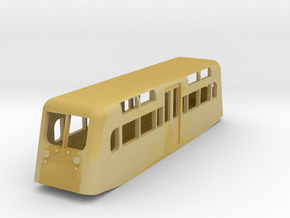 Southend Pier Railway  style driving car in 009 in Tan Fine Detail Plastic