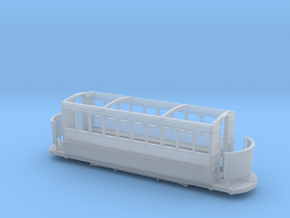 009-00n3 Long Tram Coach in Clear Ultra Fine Detail Plastic