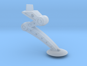 Cruise Ship Type Landing Gear-2 Wider .702 high in Clear Ultra Fine Detail Plastic