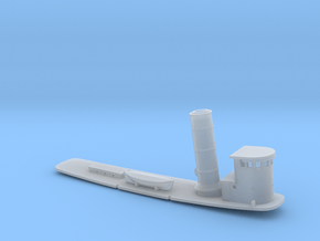 Hercules Boat Deck in Clear Ultra Fine Detail Plastic
