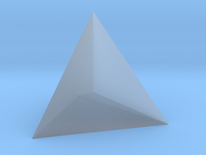 tetrahedron in Clear Ultra Fine Detail Plastic