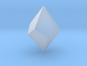 10. Tetragonal Trapezohedron - 10 mm in Clear Ultra Fine Detail Plastic