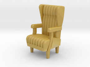 Pullman Style Chair 1:32 in Tan Fine Detail Plastic
