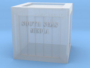 South Seas Media - Wooden Crate in Clear Ultra Fine Detail Plastic