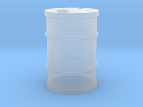 28mm Standard Oil Barrel in Clear Ultra Fine Detail Plastic