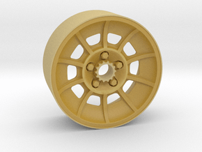 Make It RC 1/25 Scale General Lee Wheels 18x8mm in Tan Fine Detail Plastic