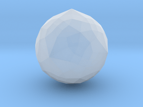 02. Propello Disdyakis Dodecahedron - 1 Inch in Clear Ultra Fine Detail Plastic