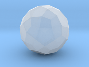 04. Propello Dodecahedron - 1 Inch in Clear Ultra Fine Detail Plastic